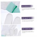 Supvox 10 Pairs Pu Finger Gloves Cotton For Men Marching Free Welding Labour Hand
