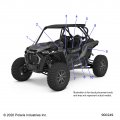 Polaris Rzr Decal-door Lwr Mid Lh Genuine Oem Part Qty 1