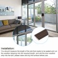 Uxcell Door Frame Weather Stripping 21ft Long 0 59 Wide Self Adhesive Foam Window Seal Soundproof Flexible And Strip Brown