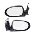 Door Mirrors Pair For Dodge Caliber 2007 2008 2009 2010 2011 2012 Driver And Passenger Side Textured Black Manual Adjust Non 