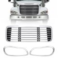 Front Grille Headlight Bezel For 2002-2022 Freightliner M2 Business Class 100 106 112 Bumper Upper Radiator Hood Mounted Grill