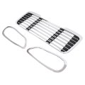 Front Grille Headlight Bezel For 2002-2022 Freightliner M2 Business Class 100 106 112 Bumper Upper Radiator Hood Mounted Grill