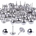 Bronagrand 100 Pieces Upholstery Tacks Furniture Nails Pins 7 16 Inch Silver 