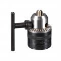 Uxcell Drill Chucks 1 5-10mm Capacity 3 8-24 Unf Threaded With Chuck Key For Electric Impact Corded Cordless