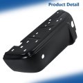Rear Left Bumper End Cap For F250 F350 F450 Super Duty 2008 2016 Black Steel Replacement Fo1104123 With Park Assist Sensor