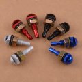Beler 2pcs Universal Aluminum Windshield Wiper Water Jet Spray Washer Nozzle For Vehicle Black