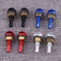 Beler 2pcs Universal Aluminum Windshield Wiper Water Jet Spray Washer Nozzle For Vehicle Black