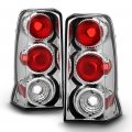 2002-2006 Cadillac Escalade Esv Chrome Bezel Euro Style Altezza Tail Light Housing Lamp Assembly Replacement Driver And 