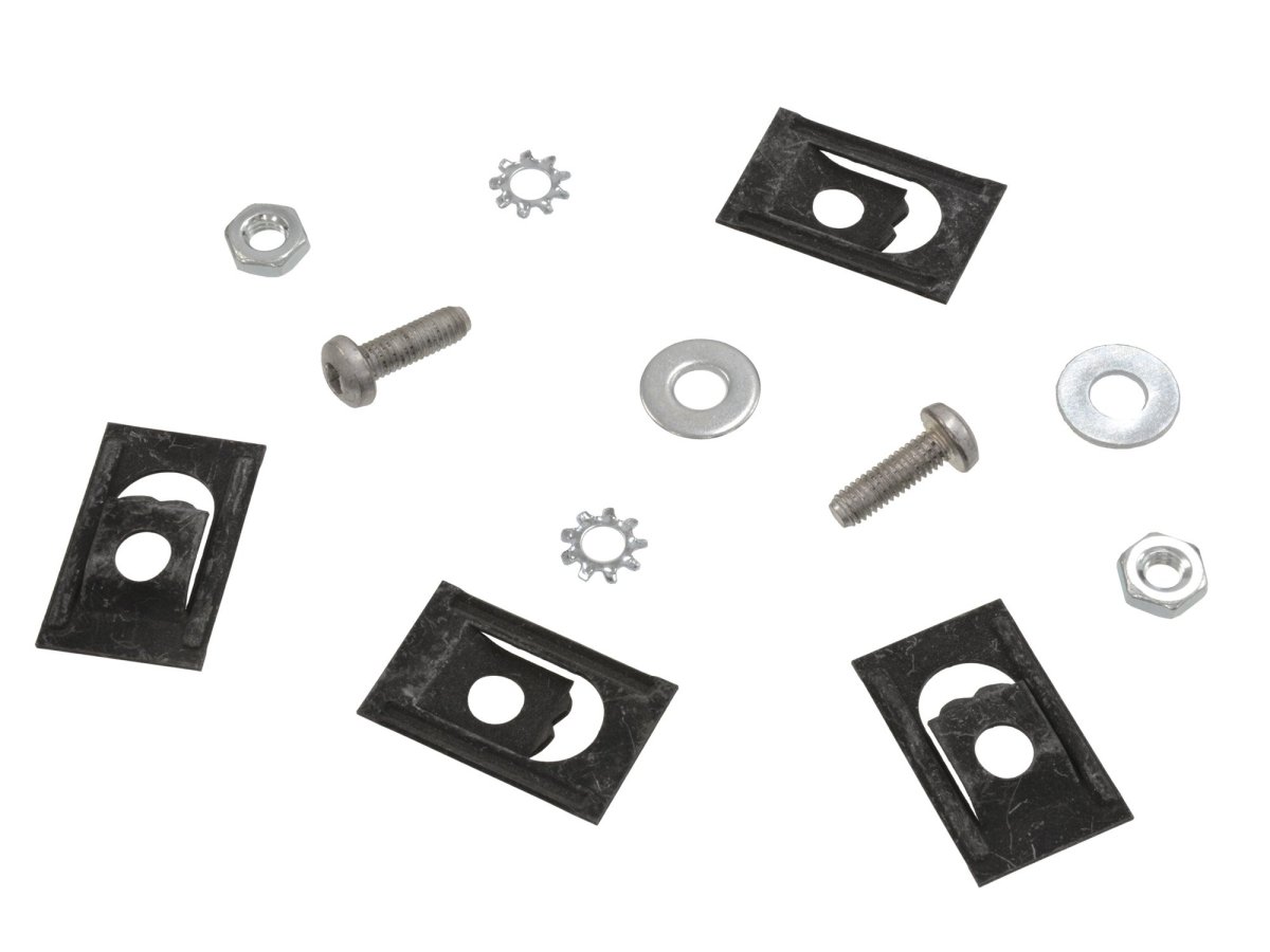 1953 1957 Corvette Hood Release Cable Retainer To Firewall Set Of 4 With Screw Part Number