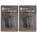 Niche Semi-metallic Brake Pad Set For Polaris Rzr Xp Outlaw Ranger 525 570 800 900 1000