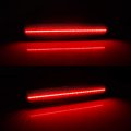Jdmtech Smoked Lens Red Led Rear Side Marker Light Kit Compatible With 2005 2006 2007 2008 2009 Ford Mustang Replace Oem Back