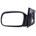 Black Left Side Mirror Fit For 2006-2011 Honda Civic Smooth Glass Non-folding Non-heated 