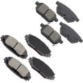 Ceramic Brake Pad Set 8pcs Front And Rear D1210 D1354 For Toyota Corolla 2009 2014 2019 Matrix 2013 Scion Xb 2008 2015 Pontiac 