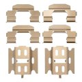 Disc Brake Hardware Set For Gmc Sonoma 1998 2004 Rear Alx Pau Df 340 47048 Cla2 Standard Style Black Plastic Kit 