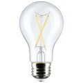 Satco S12461 5 Watt A19 Led Bulb Clear 3000k Medium Base 120 Volt 4-pack 