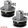 Caltric 2x Spindle Compatible With John Deere F525 17hp Kawasaki 534cc 38 1990 1991 1992-2002