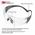 3m Safety Glasses Securefit 20 Pack Ansi Z87 Anti-fog Clear Lens Frame Flexible Temples High Cheekbones Low Nose Bridge