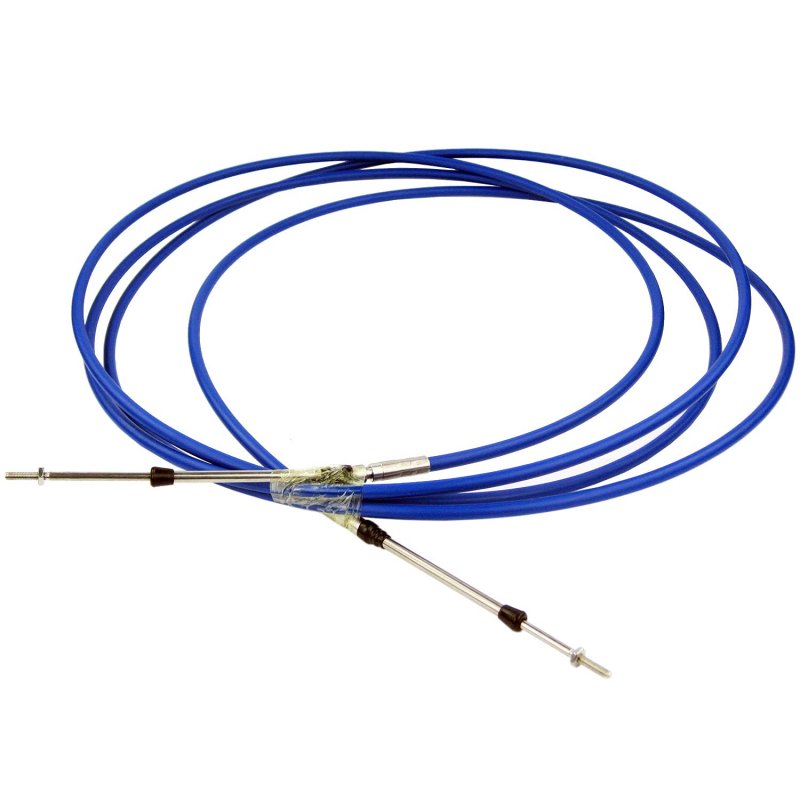 Marine 33c Throttle Shift Remote Control Box Cable For Yamaha Outboard Engine Boat Motor Steering System Blue 13ft 2 Pcs