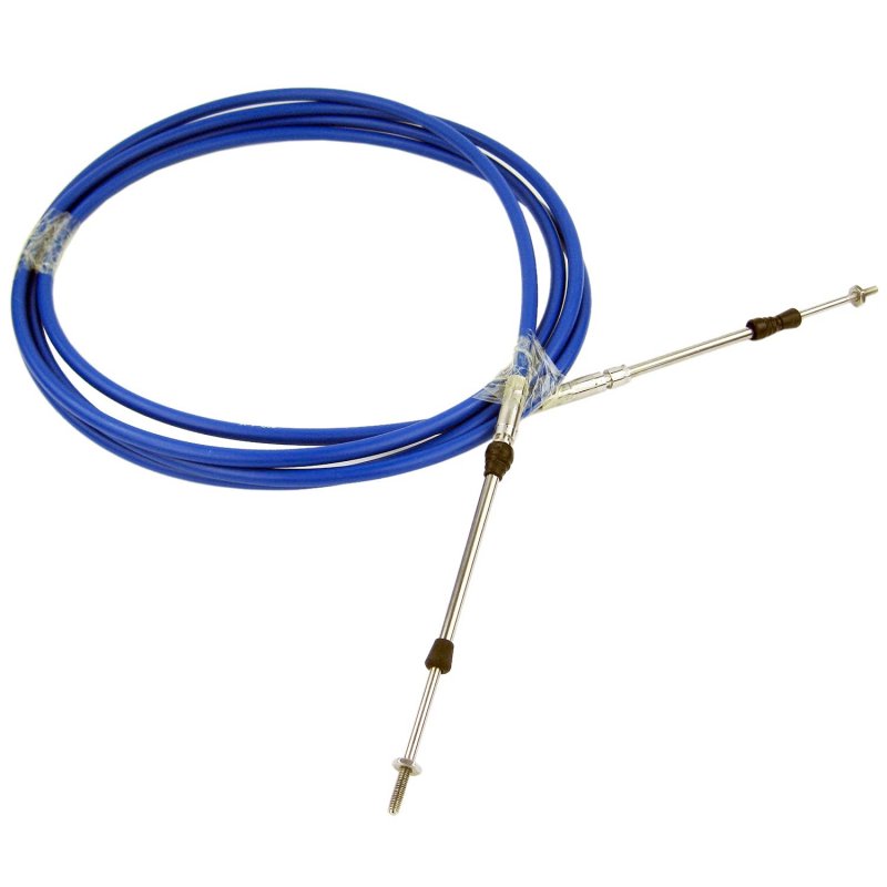 Marine 33c Throttle Shift Remote Control Box Cable For Yamaha Outboard Engine Boat Motor Steering System Blue 13ft 2 Pcs