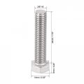 Uxcell 3 8-16x1-3 4 Hex Bolts 304 Stainless Steel Hexagon Screw Bolt 5pcs