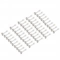 3-in-1 Furniture Connecting Kit 15mm Outer Dia Cam Fitting M6x40mm Dowel Screws 10 7mm Od Pre-inserted Nut 50 Sets 