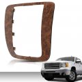 G-plus Dashboard Dash Bezel Trim Wood Grain Compatible With Chevy Silverado 1500 Tahoe Gmc Sierra Yukon 2007-2014 15211886