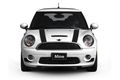 The Pixel Hut Gs00185 Black With Silver Border Hood Stripes For Mini Cooper And S R50 Series 2002 2006 