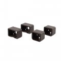 Deckorators Weathered Brown Aluminum Contemporary Rail Horizontal Bracket Kit 2-piece 4-pack 