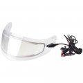 Ilm Heated Shield Anti Fog Visor For Model-129 Snowmobile Snowboard Ski Full Face Motorcycle Helmets Adults Clear 