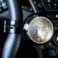 Tricktoppers Gloss Black Aluminum Steering Wheel Spinner Suicide Brody Knob For Hot Rod Customs Car Truck Suv Tractor Trailer