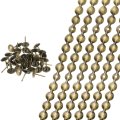 6 Pcs Upholstery Tacks Strips 3 28ft Decorative Nails For Furniture Sofa Headboard Chair Diy Crafts Bronze 11mm Glossy Nail 