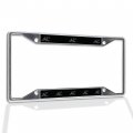 Fastasticdeals Metal Insert License Plate Frame Awacs E-3 Sentry Weatherproof Car Accessories Chrome 4 Holes Solid 