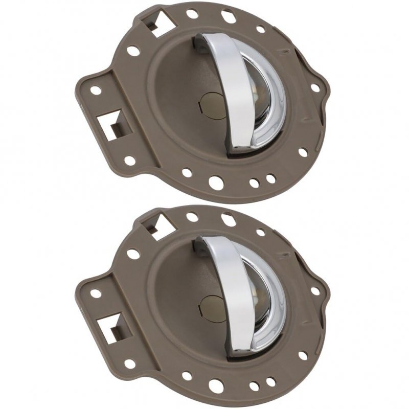 Door Handles Interior Front Rear Driver Left Side Replacement Fit 2006-2010 For Jeep Commander Inside Inter Texture Khaki