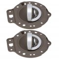 Door Handles Interior Front Rear Driver Left Side Replacement Fit 2006-2010 For Jeep Commander Inside Inter Texture Khaki 