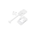 Jr Products 10444b Polar White 6 T-style Door Holder With Bumper 