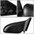 Manual Passenger Right Side View Door Mirror For Ford Escort 1998 To 2003 Black Textured Finish Convex Lens Mount Assembly