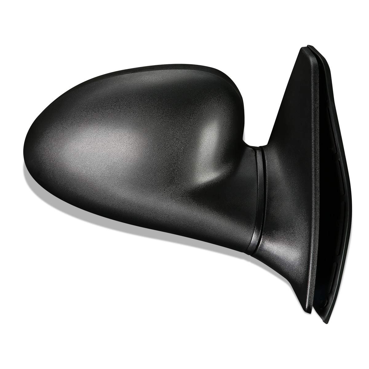 Manual Passenger Right Side View Door Mirror For Ford Escort 1998 To 2003 Black Textured Finish Convex Lens Mount Assembly