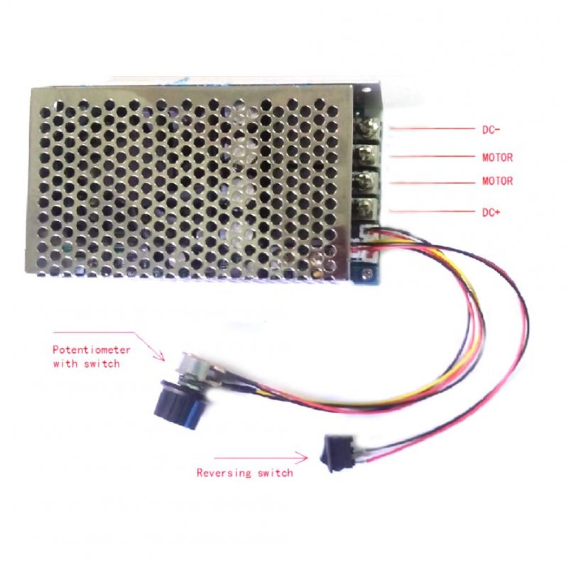 10-50v 100a 5000w Dc Motor Engine Speed Controller 0-100 Pwm Control Industrial Regulator For Brush Lamps