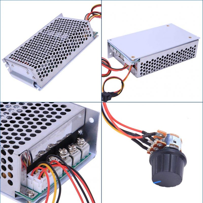 10-50v 100a 5000w Dc Motor Engine Speed Controller 0-100 Pwm Control Industrial Regulator For Brush Lamps