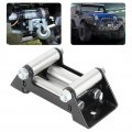 Winch Roller Fairlead Side By Cable Universal Mount Guide Heavy Duty 125mm 5in Hole Diatance
