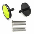 Httmt- Universal Yellow Motorcycle Front Fender Reflector Frame Slider Screw Bolt Compatible With Sport Street Bike P N