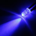 Uxcell 15pcs 5mm Pre Wired Led Blue Dc9-12v Clear Lens Light Emitting Diodes