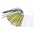 10pcs 14cm 12v White Cob Led Car Drl Driving Daytime Running Lamp Fog Light 