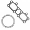 Caltric Muffler Head Pipe Manifold Gasket Compatible With Polaris Rzr 1000 2016-2021 Except Xp Model