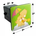 Care Bears Funshine Bear Tow Trailer Hitch Cover Plug Insert