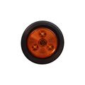 Amber Led 2 In Round Reverse Marker Lights V For Rv Trailers And Campers 2 Pack Model El-102003al2 