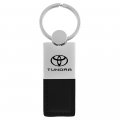 Au-tomotive Gold Leather Key Ring For Toyota Tundra Black
