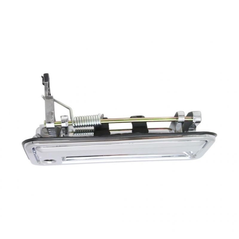Chevy K1500 1988-1999 Exterior Door Handle Driver And Passenger Side Pair Front All Submodels With Key Hole Plastic Chrome