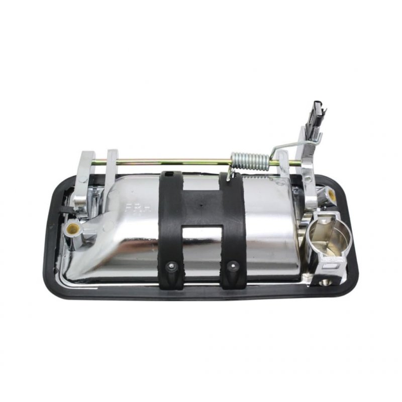 Chevy K1500 1988-1999 Exterior Door Handle Driver And Passenger Side Pair Front All Submodels With Key Hole Plastic Chrome
