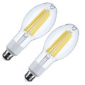 S13184 23w Led Hid Replacement Bulbs Ed23 5 Clear 4000k Cool White E26 Medium Base 4000 Lumens Ballast Bypass 120 To 277v Ip65 